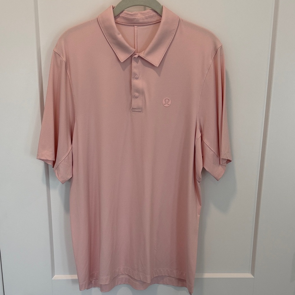 lululemon athletica Soft Pink Men's Polo